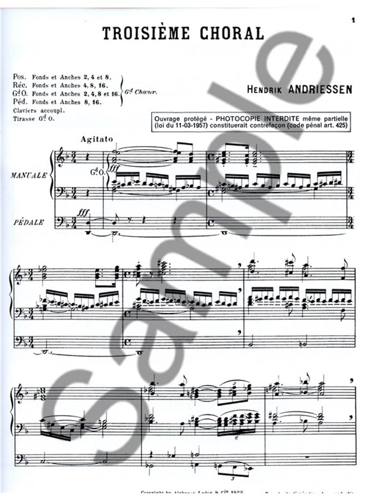 Hendrik Andriessen: Troisieme Choral